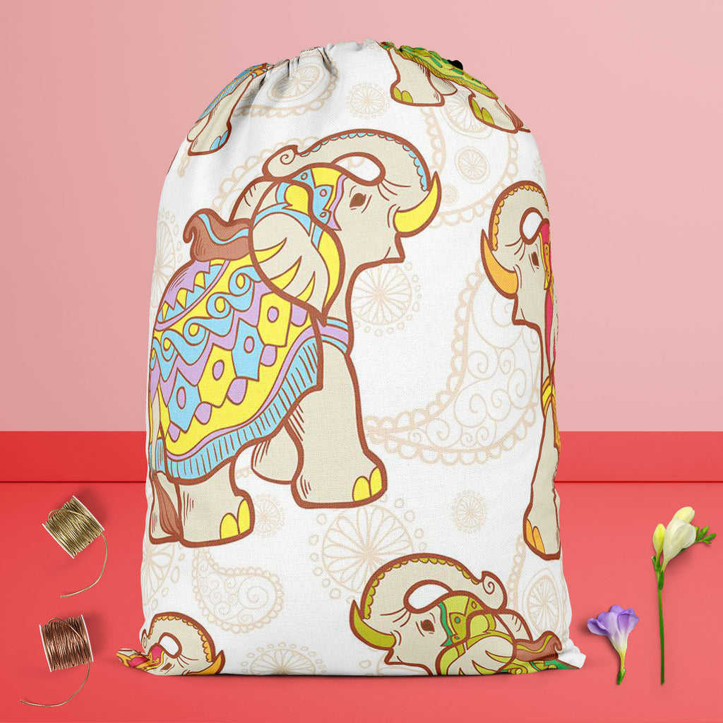 Indian Elephant D1 Reusable Sack Bag | Bag for Gym, Storage, Vegetable & Travel-Drawstring Sack Bags-SCK_FB_DS-IC 5007441 IC 5007441, Abstract Expressionism, Abstracts, African, Ancient, Animals, Animated Cartoons, Art and Paintings, Asian, Baby, Caricature, Cartoons, Children, Decorative, Digital, Digital Art, Festivals, Festivals and Occasions, Festive, Geometric, Geometric Abstraction, Graphic, Historical, Illustrations, Indian, Kids, Medieval, Modern Art, Nature, Patterns, Pets, Retro, Scenic, Semi Abst