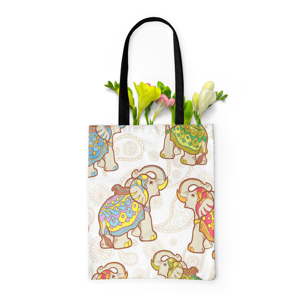 Indian Elephant D1 Tote Bag Shoulder Purse | Multipurpose-Tote Bags Basic-TOT_FB_BS-IC 5007441 IC 5007441, Abstract Expressionism, Abstracts, African, Ancient, Animals, Animated Cartoons, Art and Paintings, Asian, Baby, Caricature, Cartoons, Children, Decorative, Digital, Digital Art, Festivals, Festivals and Occasions, Festive, Geometric, Geometric Abstraction, Graphic, Historical, Illustrations, Indian, Kids, Medieval, Modern Art, Nature, Patterns, Pets, Retro, Scenic, Semi Abstract, Signs, Signs and Symb