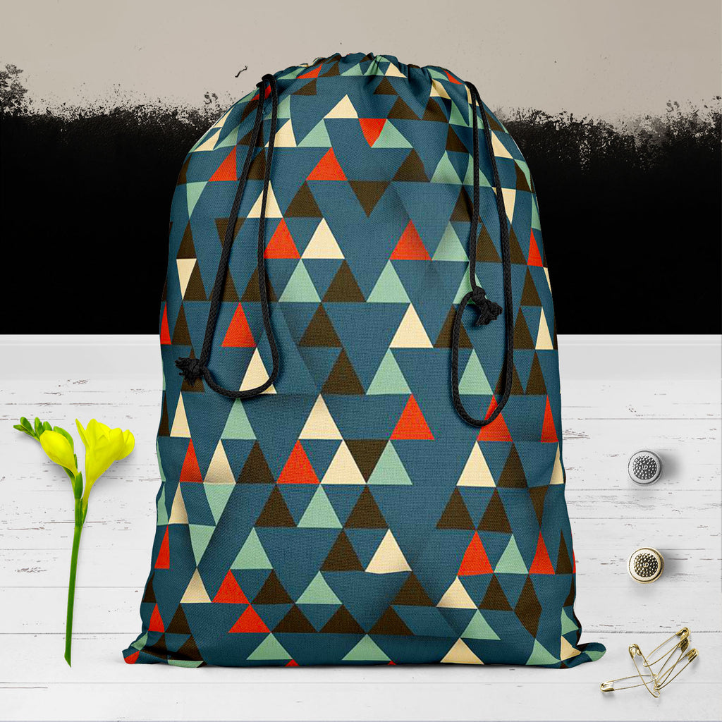 Dark Triangles D1 Reusable Sack Bag | Bag for Gym, Storage, Vegetable & Travel-Drawstring Sack Bags-SCK_FB_DS-IC 5007442 IC 5007442, 3D, Abstract Expressionism, Abstracts, Ancient, Art and Paintings, Diamond, Digital, Digital Art, Geometric, Geometric Abstraction, Graphic, Historical, Illustrations, Medieval, Modern Art, Patterns, Pop Art, Retro, Semi Abstract, Signs, Signs and Symbols, Triangles, Vintage, dark, d1, reusable, sack, bag, for, gym, storage, vegetable, travel, abstract, art, artistic, backdrop
