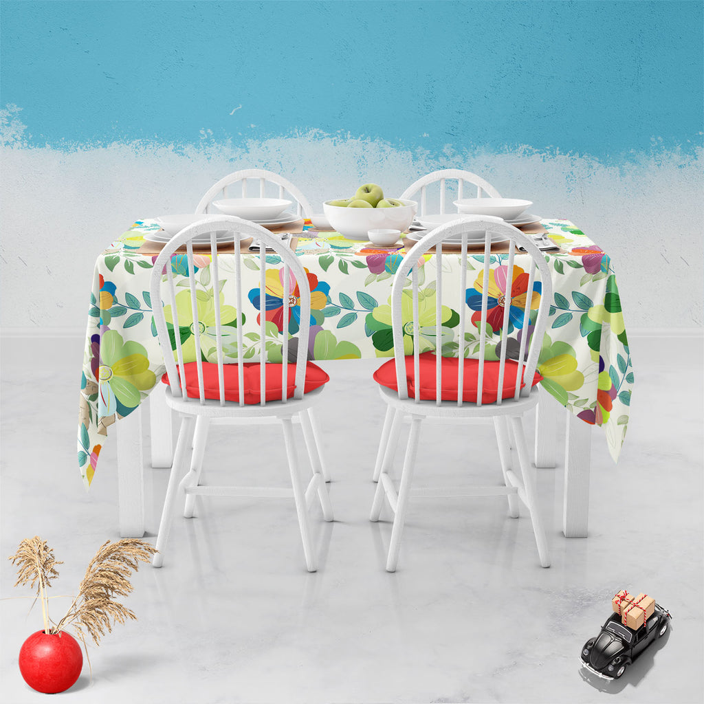 Budding Flowers D1 Table Cloth Cover-Table Covers-CVR_TB_NR-IC 5007444 IC 5007444, Abstract Expressionism, Abstracts, Ancient, Art and Paintings, Botanical, Fashion, Floral, Flowers, Historical, Illustrations, Medieval, Nature, Paintings, Patterns, Retro, Semi Abstract, Signs, Signs and Symbols, Vintage, budding, d1, table, cloth, cover, background, wallpaper, pattern, flower, abstract, affection, backdrop, beautiful, beauty, blossom, blue, colorful, creative, decor, decoration, design, fabric, foliage, gre