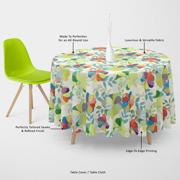 Budding Flowers Table Cloth Cover-Table Covers-CVR_TB_RD-IC 5007444 IC 5007444, Abstract Expressionism, Abstracts, Ancient, Art and Paintings, Botanical, Fashion, Floral, Flowers, Historical, Illustrations, Medieval, Nature, Paintings, Patterns, Retro, Semi Abstract, Signs, Signs and Symbols, Vintage, budding, table, cloth, cover, canvas, fabric, background, wallpaper, pattern, flower, abstract, affection, backdrop, beautiful, beauty, blossom, blue, colorful, creative, decor, decoration, design, foliage, gr