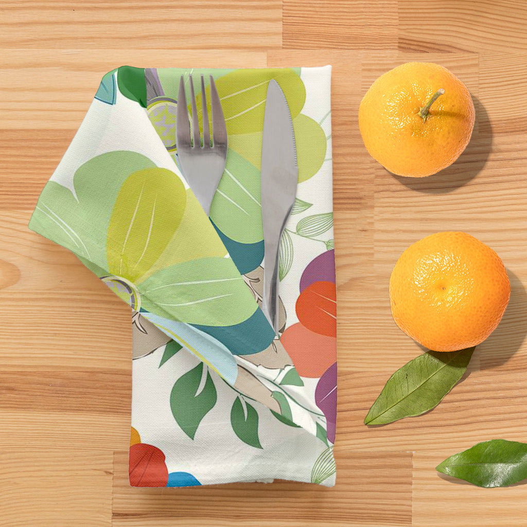 Budding Flowers D1 Table Napkin-Table Napkins-NAP_TB-IC 5007444 IC 5007444, Abstract Expressionism, Abstracts, Ancient, Art and Paintings, Botanical, Fashion, Floral, Flowers, Historical, Illustrations, Medieval, Nature, Paintings, Patterns, Retro, Semi Abstract, Signs, Signs and Symbols, Vintage, budding, d1, table, napkin, background, wallpaper, pattern, flower, abstract, affection, backdrop, beautiful, beauty, blossom, blue, colorful, creative, decor, decoration, design, fabric, foliage, green, illustrat