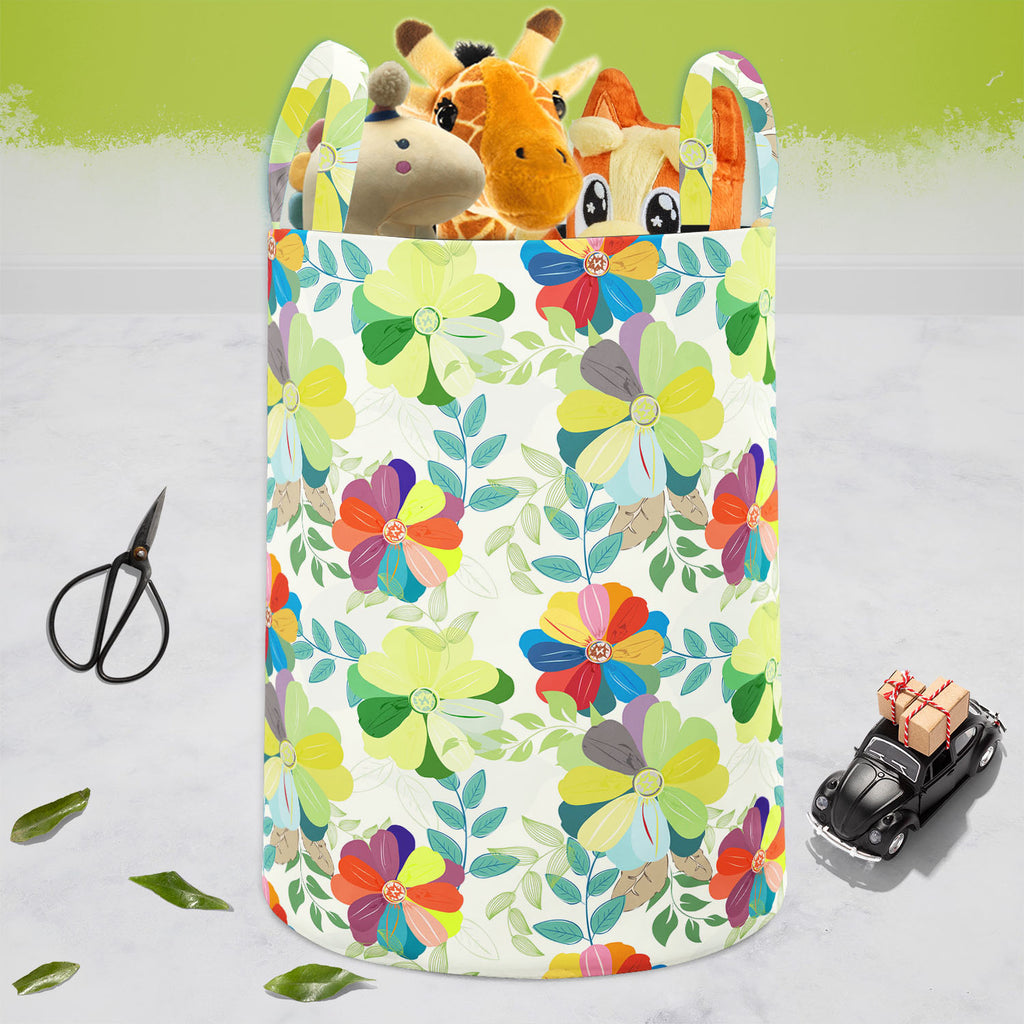 Budding Flowers D1 Foldable Open Storage Bin | Organizer Box, Toy Basket, Shelf Box, Laundry Bag | Canvas Fabric-Storage Bins-STR_BI_CB-IC 5007444 IC 5007444, Abstract Expressionism, Abstracts, Ancient, Art and Paintings, Botanical, Fashion, Floral, Flowers, Historical, Illustrations, Medieval, Nature, Paintings, Patterns, Retro, Semi Abstract, Signs, Signs and Symbols, Vintage, budding, d1, foldable, open, storage, bin, organizer, box, toy, basket, shelf, laundry, bag, canvas, fabric, background, wallpaper