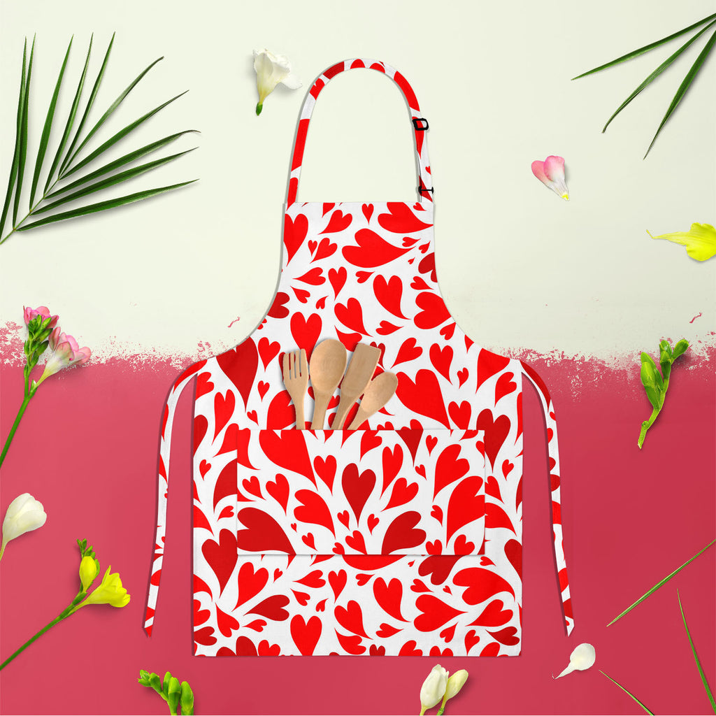Valentine Hearts D1 Apron | Adjustable, Free Size & Waist Tiebacks-Aprons Neck to Knee-APR_NK_KN-IC 5007445 IC 5007445, Abstract Expressionism, Abstracts, Animated Cartoons, Arrows, Art and Paintings, Black and White, Caricature, Cartoons, Digital, Digital Art, Drawing, Graphic, Hearts, Holidays, Icons, Illustrations, Love, Modern Art, Patterns, Romance, Semi Abstract, Signs, Signs and Symbols, Symbols, White, valentine, d1, apron, adjustable, free, size, waist, tiebacks, abstract, arrow, art, background, c