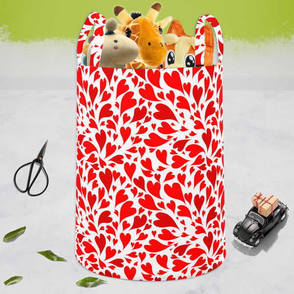 Valentine Hearts D1 Foldable Open Storage Bin | Organizer Box, Toy Basket, Shelf Box, Laundry Bag | Canvas Fabric-Storage Bins-STR_BI_CB-IC 5007445 IC 5007445, Abstract Expressionism, Abstracts, Animated Cartoons, Arrows, Art and Paintings, Black and White, Caricature, Cartoons, Digital, Digital Art, Drawing, Graphic, Hearts, Holidays, Icons, Illustrations, Love, Modern Art, Patterns, Romance, Semi Abstract, Signs, Signs and Symbols, Symbols, White, valentine, d1, foldable, open, storage, bin, organizer, bo