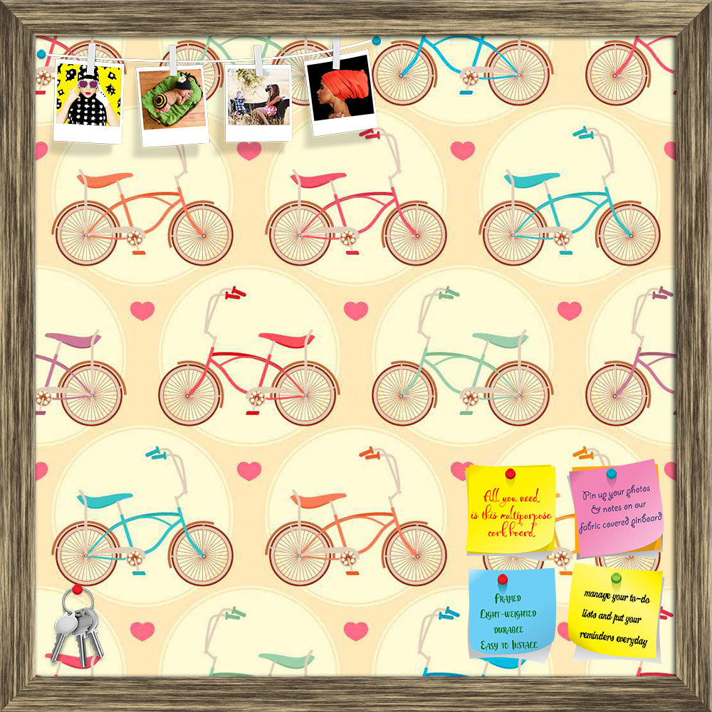 ArtzFolio Bicycles & Pink Hearts Printed Bulletin Board Notice Pin Board Soft Board | Framed-Bulletin Boards Framed-AZSAO24026015BLB_FR_L-Image Code 5007446 Vishnu Image Folio Pvt Ltd, IC 5007446, ArtzFolio, Bulletin Boards Framed, Automobiles, Kids, Digital Art, bicycles, pink, hearts, printed, bulletin, board, notice, pin, soft, framed, seamless, cute, background, colored, pin up board, push pin board, extra large cork board, big pin board, notice board, small bulletin board, cork board, wall notice board