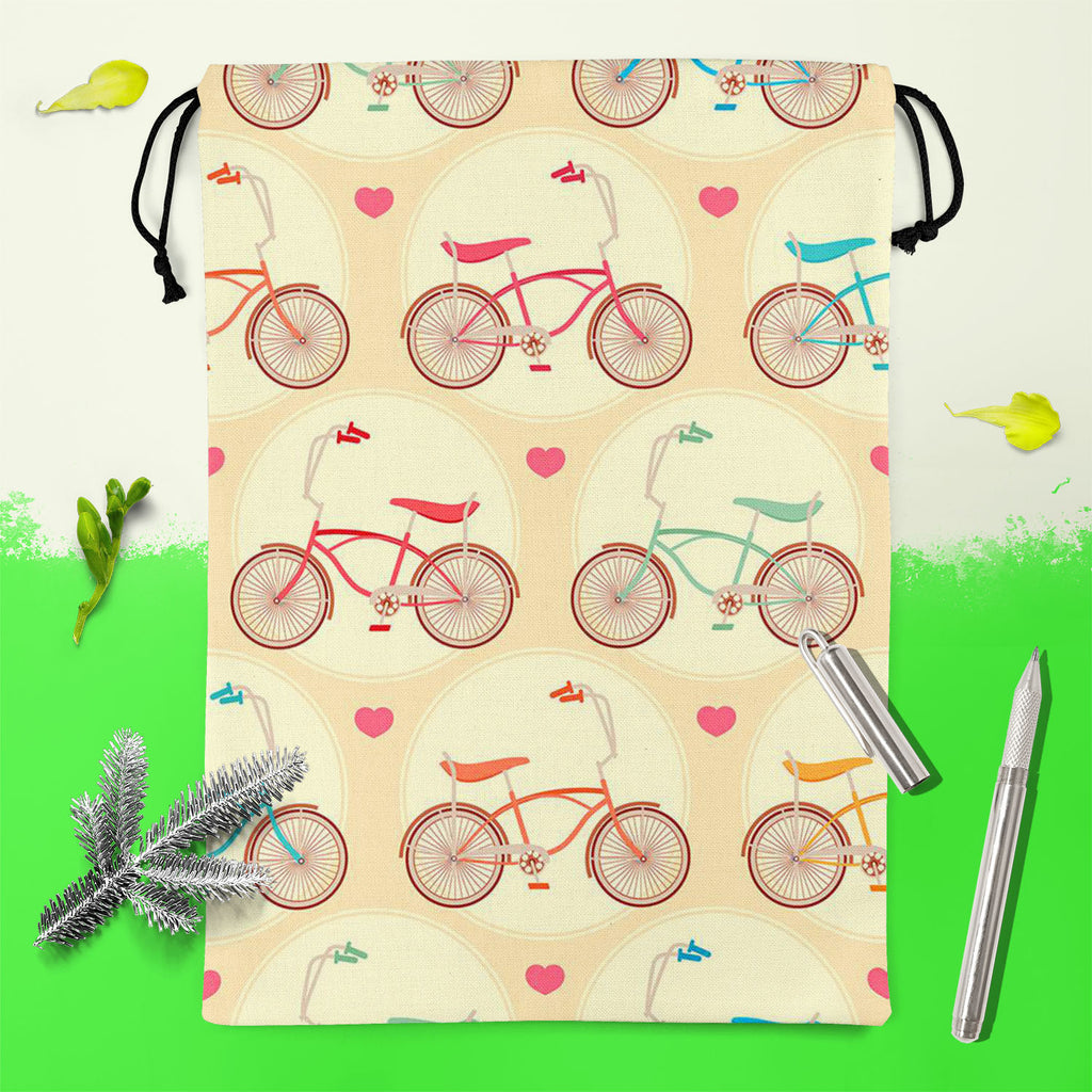 Bicycles & Pink Hearts Reusable Sack Bag | Bag for Gym, Storage, Vegetable & Travel-Drawstring Sack Bags-SCK_FB_DS-IC 5007446 IC 5007446, Abstract Expressionism, Abstracts, Ancient, Art and Paintings, Automobiles, Bikes, Hearts, Historical, Hobbies, Illustrations, Love, Medieval, Patterns, Retro, Romance, Semi Abstract, Signs, Signs and Symbols, Sports, Transportation, Travel, Vehicles, Vintage, bicycles, pink, reusable, sack, bag, for, gym, storage, vegetable, abstract, background, bicycle, bike, blue, cla