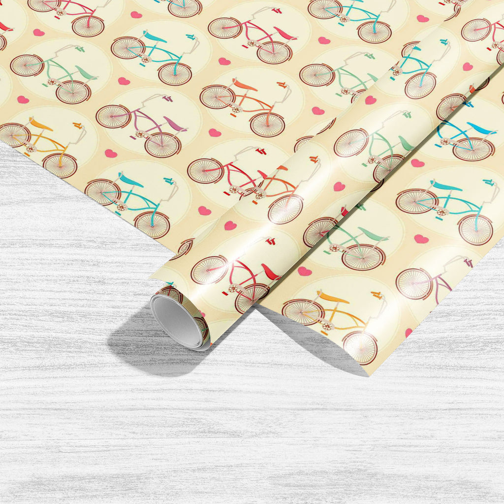 Bicycles & Pink Hearts Art & Craft Gift Wrapping Paper-Wrapping Papers-WRP_PP-IC 5007446 IC 5007446, Abstract Expressionism, Abstracts, Ancient, Art and Paintings, Automobiles, Bikes, Hearts, Historical, Hobbies, Illustrations, Love, Medieval, Patterns, Retro, Romance, Semi Abstract, Signs, Signs and Symbols, Sports, Transportation, Travel, Vehicles, Vintage, bicycles, pink, art, craft, gift, wrapping, paper, abstract, background, bicycle, bike, blue, classic, color, cute, cycle, design, fun, green, healthy
