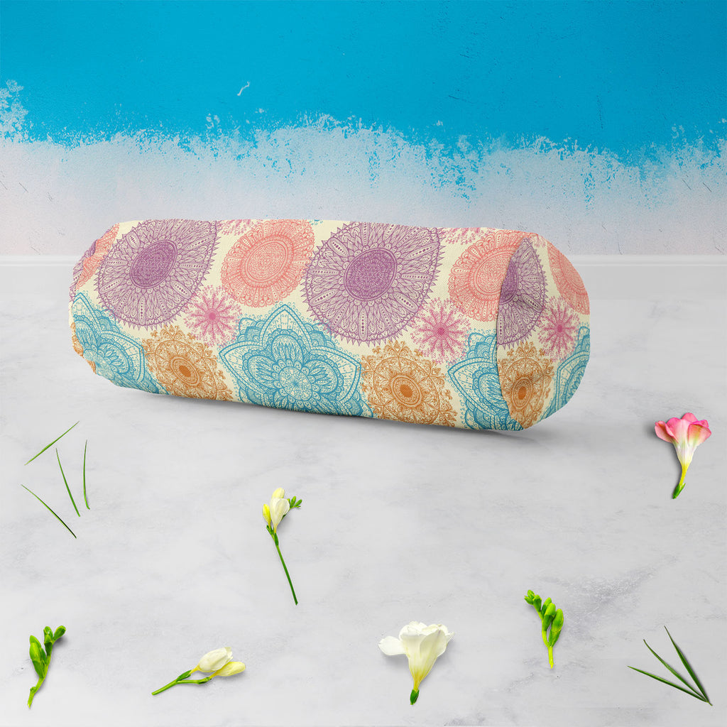 Elegant Flowers Bolster Cover Booster Cases | Concealed Zipper Opening-Bolster Covers-BOL_CV_ZP-IC 5007447 IC 5007447, Abstract Expressionism, Abstracts, Ancient, Art and Paintings, Botanical, Circle, Digital, Digital Art, Drawing, Floral, Flowers, Graphic, Historical, Illustrations, Medieval, Nature, Paintings, Patterns, Retro, Scenic, Semi Abstract, Signs, Signs and Symbols, Vintage, elegant, bolster, cover, booster, cases, concealed, zipper, opening, abstract, art, background, beautiful, beauty, beige, b