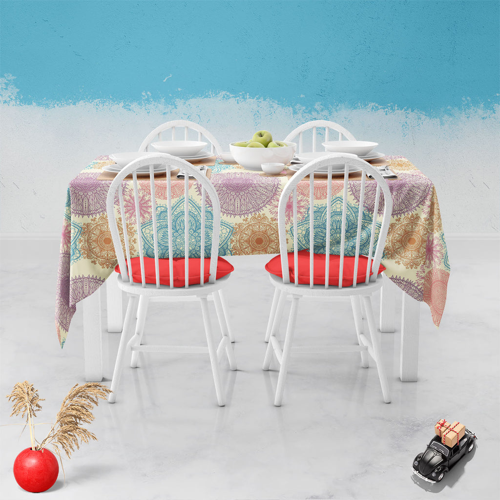 Elegant Flowers Table Cloth Cover-Table Covers-CVR_TB_NR-IC 5007447 IC 5007447, Abstract Expressionism, Abstracts, Ancient, Art and Paintings, Botanical, Circle, Digital, Digital Art, Drawing, Floral, Flowers, Graphic, Historical, Illustrations, Medieval, Nature, Paintings, Patterns, Retro, Scenic, Semi Abstract, Signs, Signs and Symbols, Vintage, elegant, table, cloth, cover, abstract, art, background, beautiful, beauty, beige, blossom, blue, card, contemplation, decoration, design, elegance, element, flow