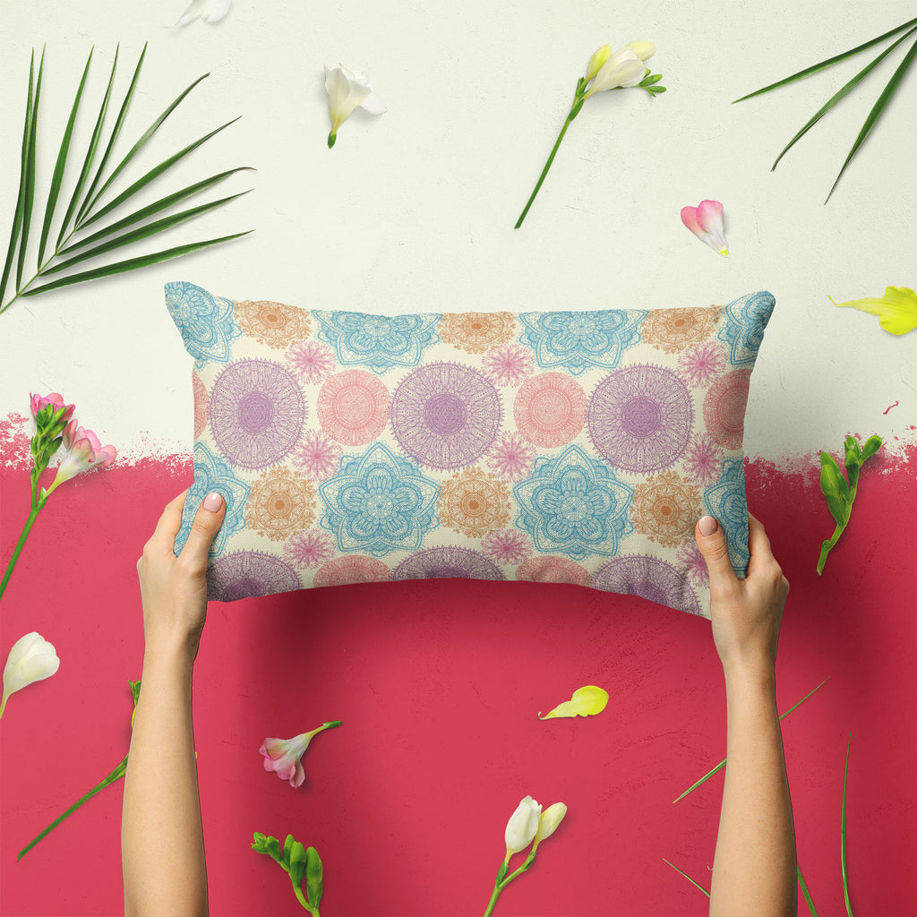 Elegant Flowers Pillow Cover Case-Pillow Cases-PIL_CV-IC 5007447 IC 5007447, Abstract Expressionism, Abstracts, Ancient, Art and Paintings, Botanical, Circle, Digital, Digital Art, Drawing, Floral, Flowers, Graphic, Historical, Illustrations, Medieval, Nature, Paintings, Patterns, Retro, Scenic, Semi Abstract, Signs, Signs and Symbols, Vintage, elegant, pillow, cover, case, abstract, art, background, beautiful, beauty, beige, blossom, blue, card, contemplation, decoration, design, elegance, element, flower,