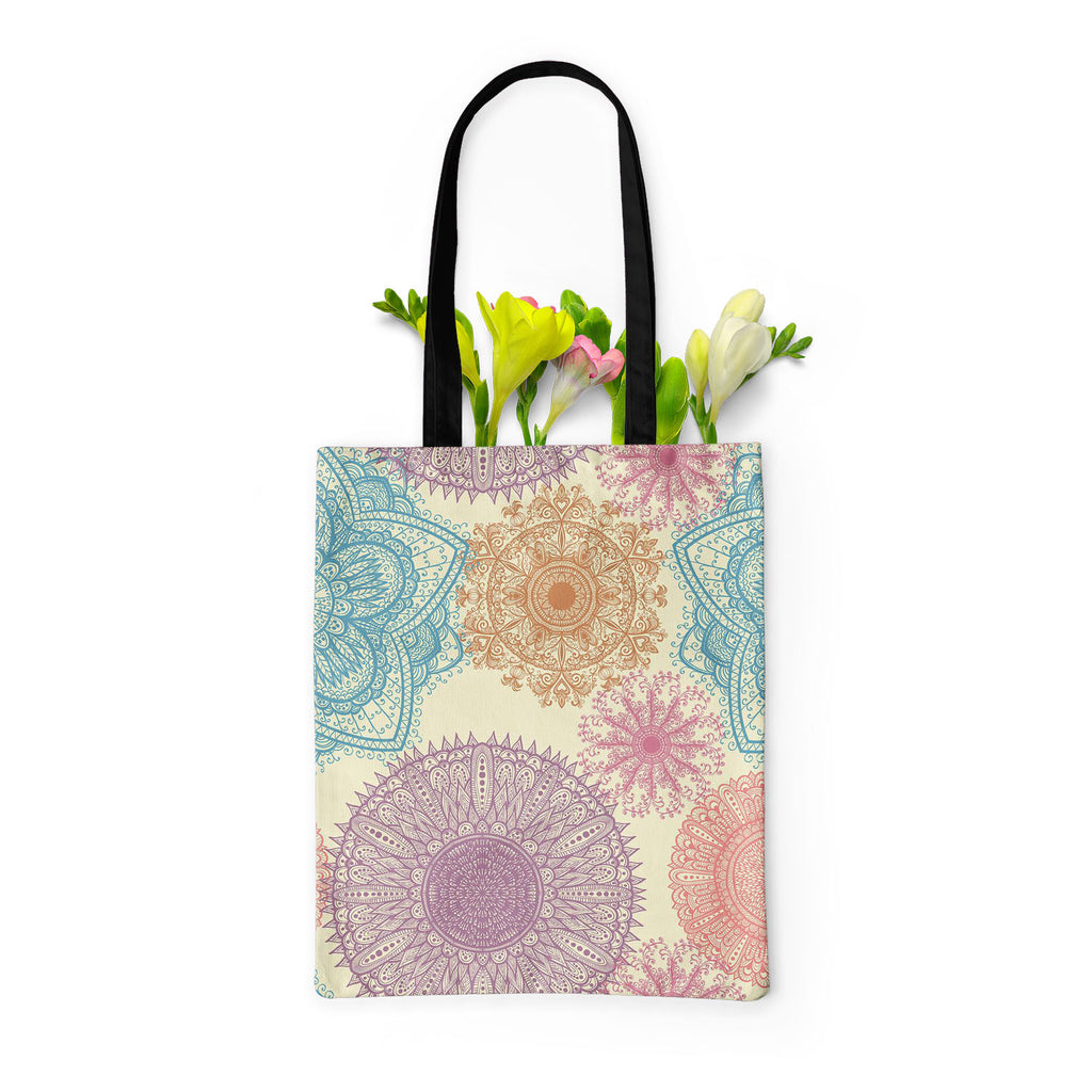 Elegant Flowers Tote Bag Shoulder Purse | Multipurpose-Tote Bags Basic-TOT_FB_BS-IC 5007447 IC 5007447, Abstract Expressionism, Abstracts, Ancient, Art and Paintings, Botanical, Circle, Digital, Digital Art, Drawing, Floral, Flowers, Graphic, Historical, Illustrations, Medieval, Nature, Paintings, Patterns, Retro, Scenic, Semi Abstract, Signs, Signs and Symbols, Vintage, elegant, tote, bag, shoulder, purse, multipurpose, abstract, art, background, beautiful, beauty, beige, blossom, blue, card, contemplation