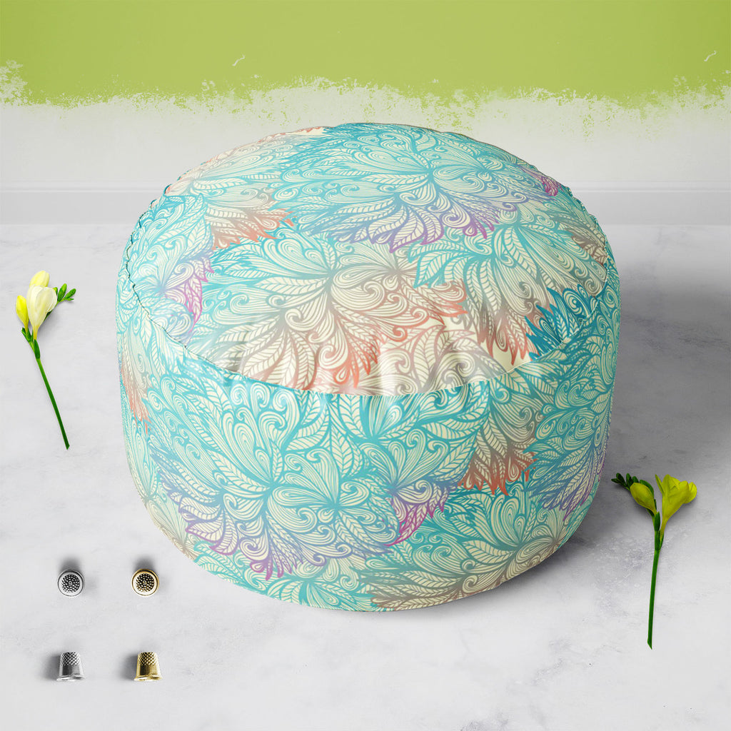 Vintage Cloudy Footstool Footrest Puffy Pouffe Ottoman Bean Bag | Canvas Fabric-Footstools-FST_CB_BN-IC 5007448 IC 5007448, Abstract Expressionism, Abstracts, Ancient, Art and Paintings, Botanical, Drawing, Floral, Flowers, Historical, Illustrations, Inspirational, Medieval, Motivation, Motivational, Nature, Paintings, Patterns, Retro, Scenic, Seasons, Semi Abstract, Signs, Signs and Symbols, Sketches, Vintage, cloudy, footstool, footrest, puffy, pouffe, ottoman, bean, bag, canvas, fabric, abstract, art, ba