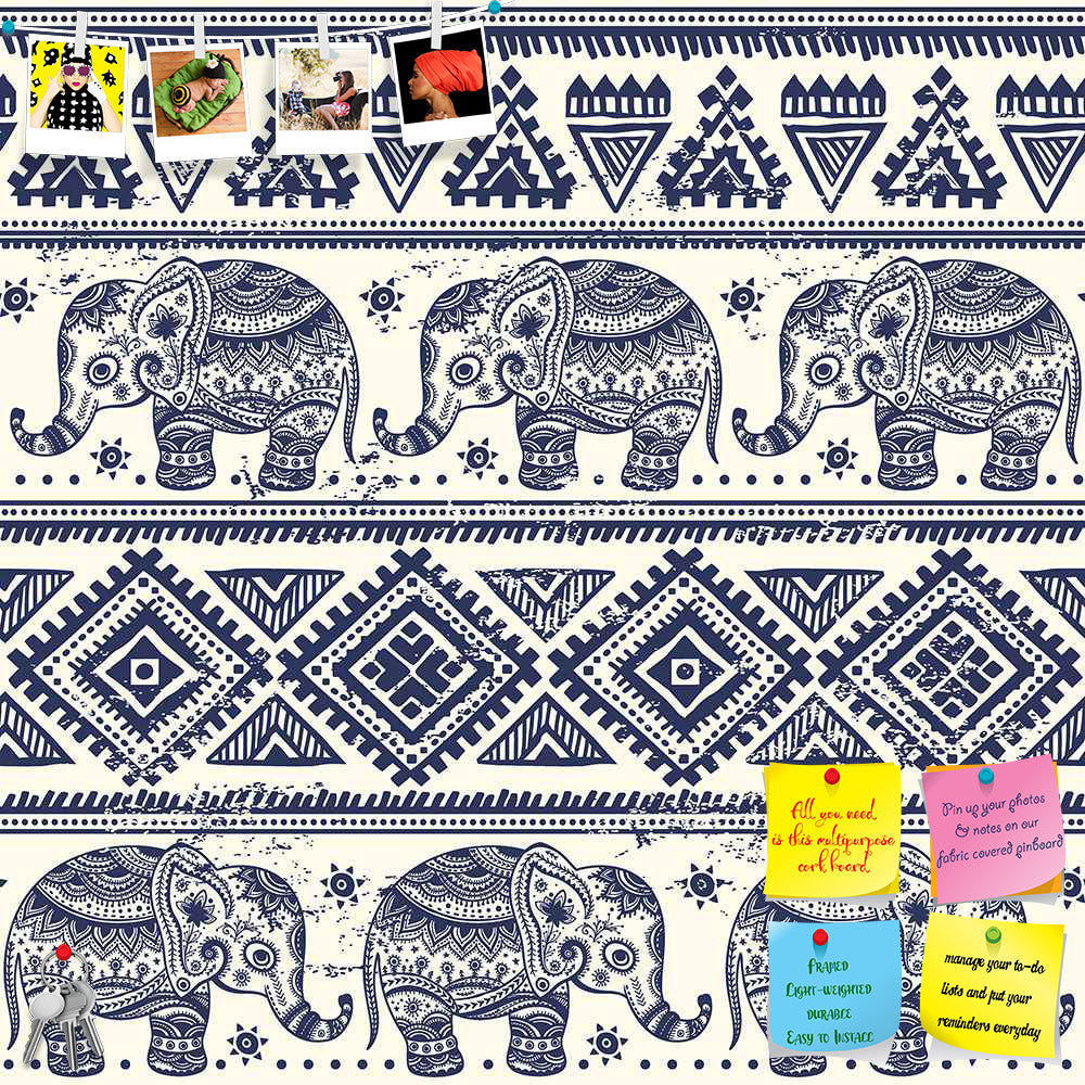 ArtzFolio Ethnic Elephant Printed Bulletin Board Notice Pin Board Soft Board | Frameless-Bulletin Boards Frameless-AZSAO24125643BLB_FL_L-Image Code 5007449 Vishnu Image Folio Pvt Ltd, IC 5007449, ArtzFolio, Bulletin Boards Frameless, Animals, Traditional, Digital Art, ethnic, elephant, printed, bulletin, board, notice, pin, soft, frameless, seamless, pattern, pin up board, push pin board, extra large cork board, big pin board, notice board, small bulletin board, cork board, wall notice board, giant cork boa