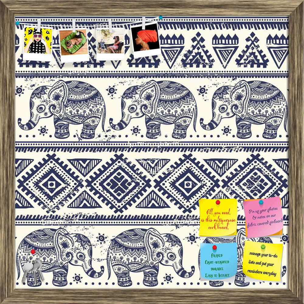 ArtzFolio Ethnic Elephant Printed Bulletin Board Notice Pin Board Soft Board | Framed-Bulletin Boards Framed-AZSAO24125643BLB_FR_L-Image Code 5007449 Vishnu Image Folio Pvt Ltd, IC 5007449, ArtzFolio, Bulletin Boards Framed, Animals, Traditional, Digital Art, ethnic, elephant, printed, bulletin, board, notice, pin, soft, framed, seamless, pattern, pin up board, push pin board, extra large cork board, big pin board, notice board, small bulletin board, cork board, wall notice board, giant cork board, bulletin
