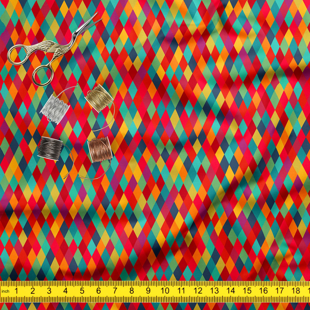 Diamond Tiles Upholstery Fabric by Metre | For Sofa, Curtains, Cushions, Furnishing, Craft, Dress Material-Upholstery Fabrics-FAB_RW-IC 5007450 IC 5007450, Abstract Expressionism, Abstracts, Ancient, Art and Paintings, Diamond, Digital, Digital Art, Fashion, Geometric, Geometric Abstraction, Graphic, Historical, Illustrations, Medieval, Modern Art, Paintings, Patterns, Retro, Semi Abstract, Signs, Signs and Symbols, Triangles, Vintage, tiles, upholstery, fabric, by, metre, for, sofa, curtains, cushions, fur