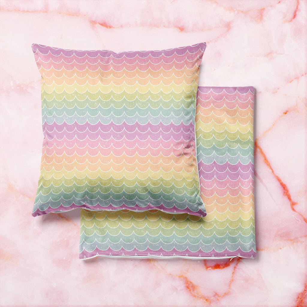 Wavey Cushion Cover Throw Pillow-Cushion Covers-CUS_CV-IC 5007451 IC 5007451, Abstract Expressionism, Abstracts, Ancient, Books, Decorative, Digital, Digital Art, Fashion, Geometric, Geometric Abstraction, Graphic, Historical, Medieval, Modern Art, Patterns, Retro, Semi Abstract, Stripes, Vintage, wavey, cushion, cover, throw, pillow, seamless, wallpaper, pink, pastel, abstract, aqua, backdrop, background, blue, curve, decoration, distressed, effect, element, fabric, fun, green, grunge, grungy, home, lime, 