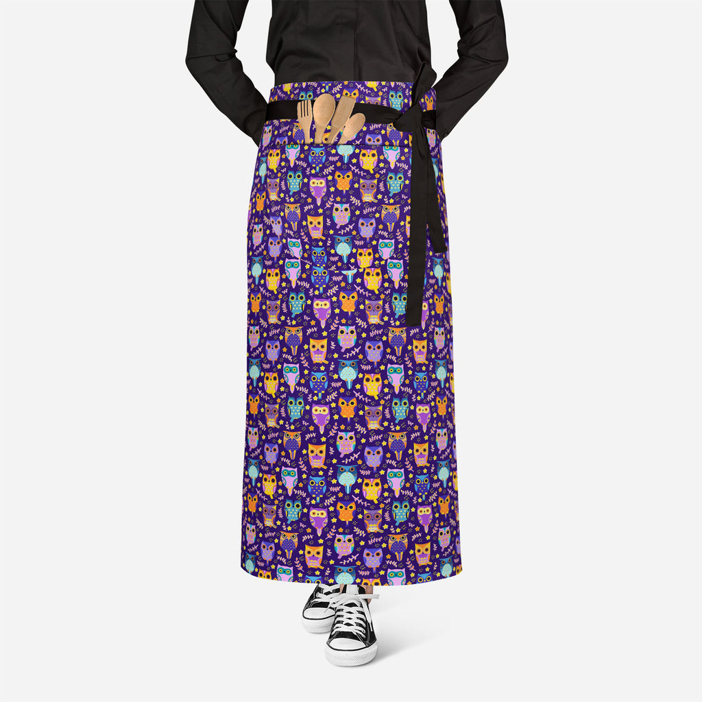 Owls Apron | Adjustable, Free Size & Waist Tiebacks-Aprons Waist to Knee-APR_WS_FT-IC 5007453 IC 5007453, Animated Cartoons, Art and Paintings, Baby, Birds, Caricature, Cartoons, Children, Comics, Digital, Digital Art, Graphic, Illustrations, Kids, Nature, Patterns, Scenic, Signs, Signs and Symbols, owls, apron, adjustable, free, size, waist, tiebacks, owl, adorable, art, background, bird, cartoon, character, colorful, comic, cute, decor, decoration, design, element, fun, funny, illustration, kid, ornament,