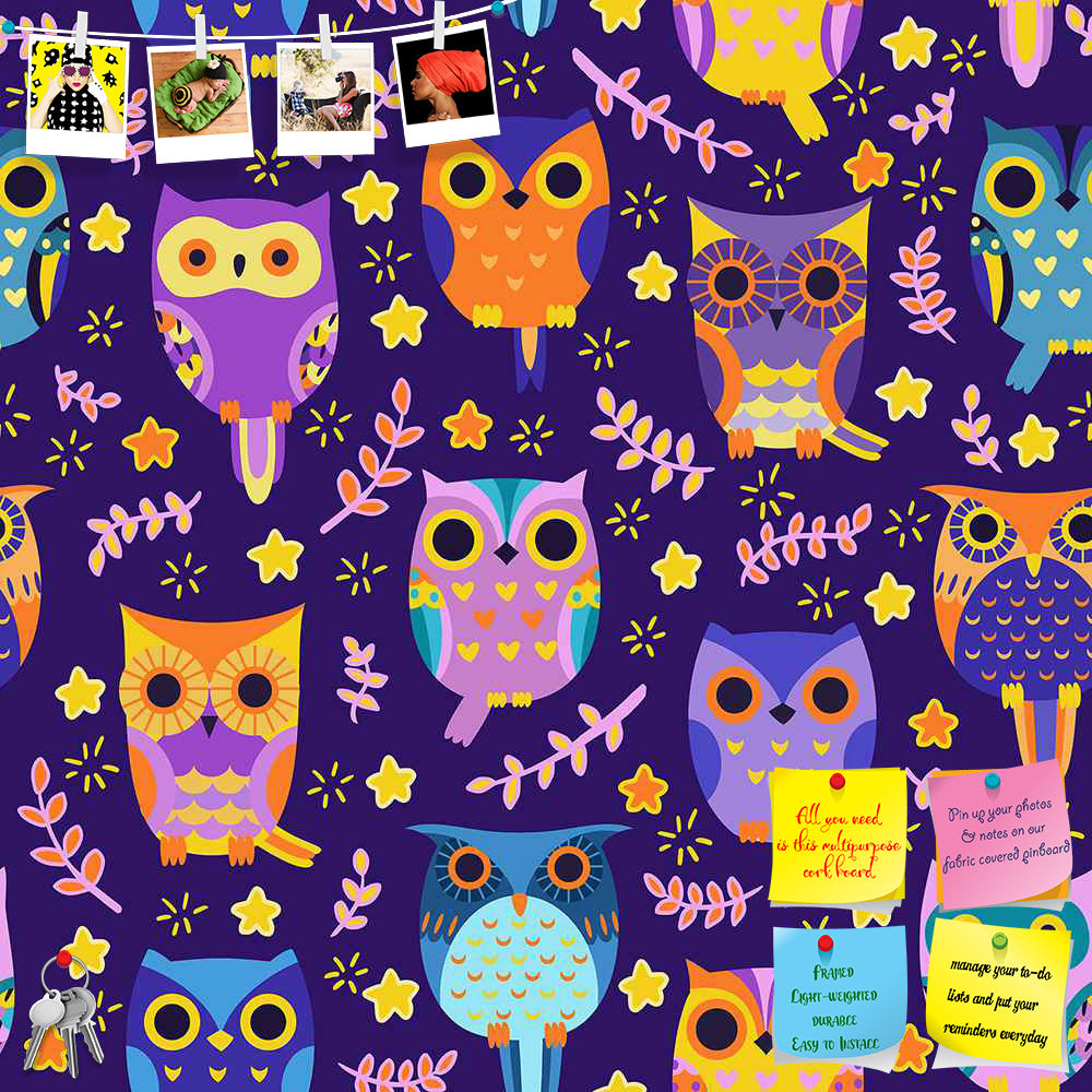 ArtzFolio Owls Printed Bulletin Board Notice Pin Board Soft Board | Frameless-Bulletin Boards Frameless-AZSAO24578122BLB_FL_L-Image Code 5007453 Vishnu Image Folio Pvt Ltd, IC 5007453, ArtzFolio, Bulletin Boards Frameless, Birds, Kids, Digital Art, owls, printed, bulletin, board, notice, pin, soft, frameless, cute, vector, seamless, pattern, pin up board, push pin board, extra large cork board, big pin board, notice board, small bulletin board, cork board, wall notice board, giant cork board, bulletin board