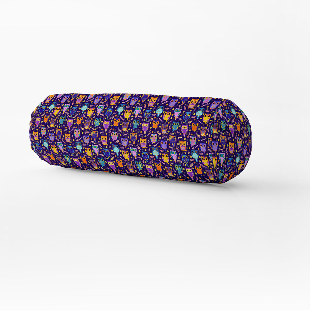 ArtzFolio Owls Bolster Cover Booster Cases | Concealed Zipper Opening-Bolster Covers-AZ5007453PIL_CV_RF_R-SP-Image Code 5007453 Vishnu Image Folio Pvt Ltd, IC 5007453, ArtzFolio, Bolster Covers, Birds, Kids, Digital Art, owls, bolster, cover, booster, cases, concealed, zipper, opening, cute, vector, seamless, pattern, bolster case, bolster cover size, diwan round pillow, long round pillow covers, small bolster cushion covers, bolster cover, drawstring bolster pillow cover, small bolster cover, cylinder pill