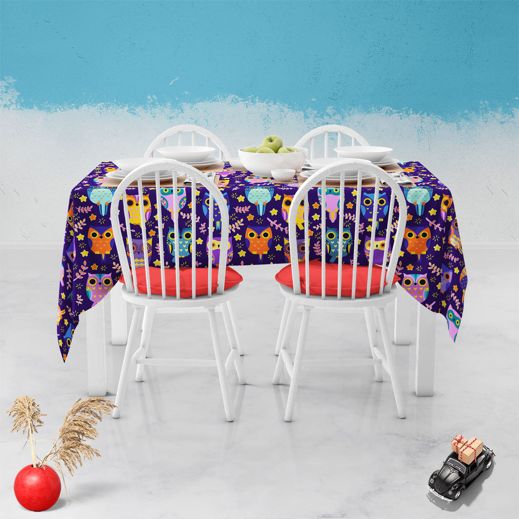 Owls Table Cloth Cover-Table Covers-CVR_TB_NR-IC 5007453 IC 5007453, Animated Cartoons, Art and Paintings, Baby, Birds, Caricature, Cartoons, Children, Comics, Digital, Digital Art, Graphic, Illustrations, Kids, Nature, Patterns, Scenic, Signs, Signs and Symbols, owls, table, cloth, cover, owl, adorable, art, background, bird, cartoon, character, colorful, comic, cute, decor, decoration, design, element, fun, funny, illustration, kid, ornament, paper, pattern, print, seamless, sweet, texture, wallpaper, wra