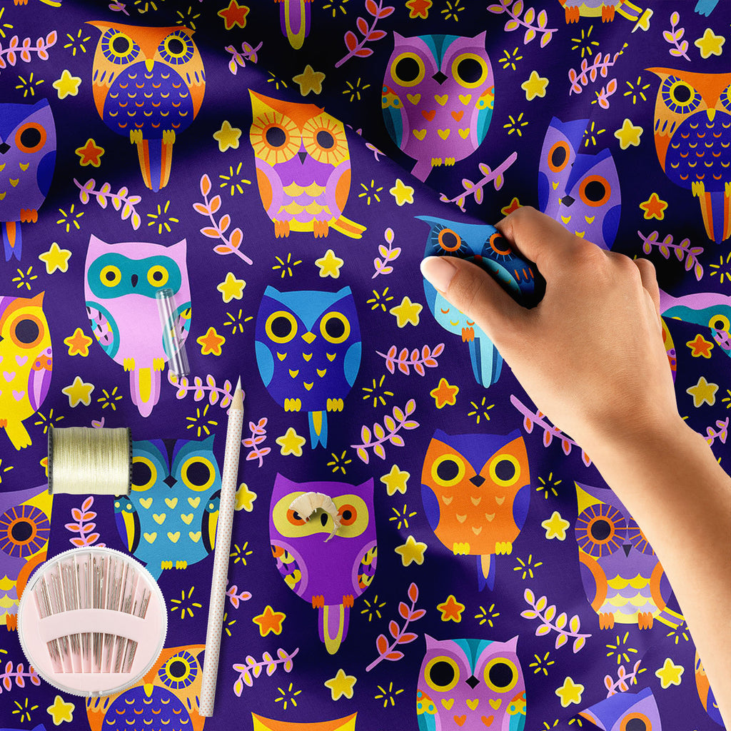 Owls Sofa Fabric by Metre | Upholstery For Sofa, Curtains & Cushions-Sofa Fabrics-SOF_FB-IC 5007453 IC 5007453, Animated Cartoons, Art and Paintings, Baby, Birds, Caricature, Cartoons, Children, Comics, Digital, Digital Art, Graphic, Illustrations, Kids, Nature, Patterns, Scenic, Signs, Signs and Symbols, owls, sofa, fabric, by, metre, upholstery, for, curtains, cushions, owl, adorable, art, background, bird, cartoon, character, colorful, comic, cute, decor, decoration, design, element, fun, funny, illustra