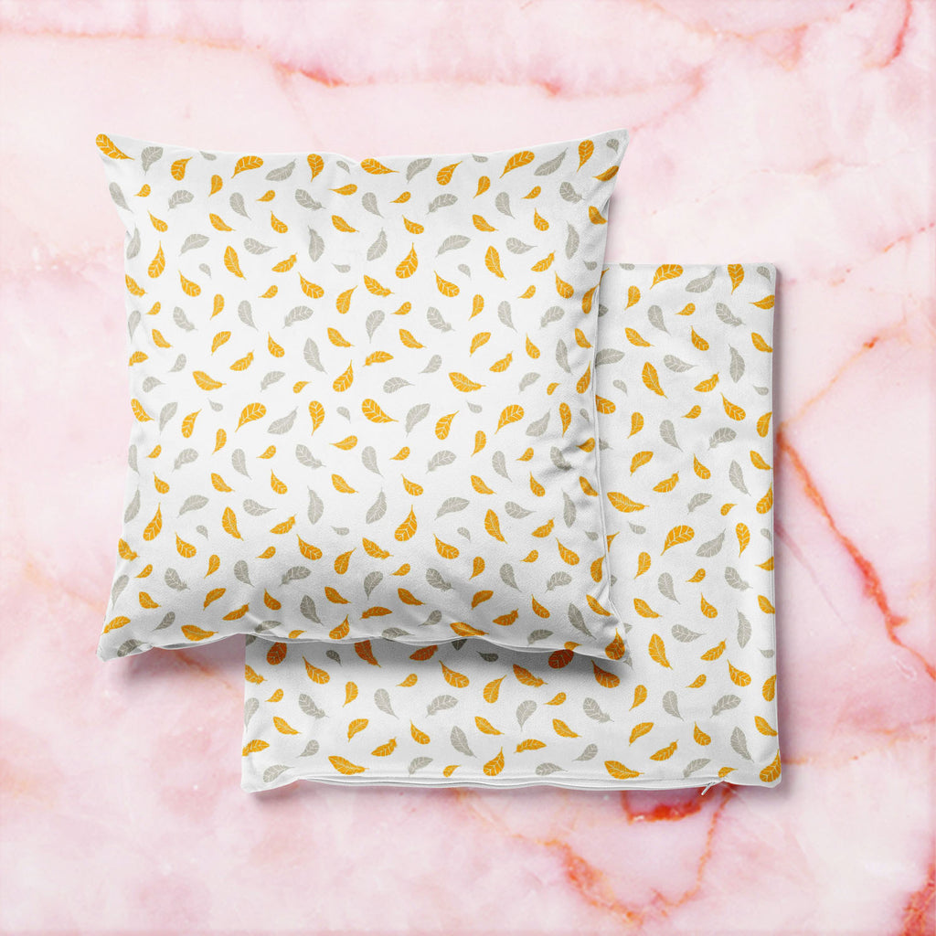 Gold Silver Feathers Cushion Cover Throw Pillow-Cushion Covers-CUS_CV-IC 5007454 IC 5007454, Abstract Expressionism, Abstracts, Ancient, Art and Paintings, Birds, Decorative, Digital, Digital Art, Drawing, Graphic, Historical, Illustrations, Medieval, Modern Art, Nature, Patterns, Scenic, Semi Abstract, Signs, Signs and Symbols, Sketches, Vintage, gold, silver, feathers, cushion, cover, throw, pillow, abstract, art, background, beautiful, bird, color, creative, decorated, decoration, design, element, feathe