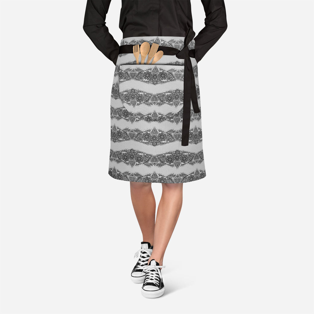 Black Lace Apron | Adjustable, Free Size & Waist Tiebacks-Apron Waist to Feet-APR_WS_KN-IC 5007455 IC 5007455, Ancient, Art and Paintings, Black, Black and White, Botanical, Culture, Decorative, Ethnic, Fashion, Floral, Flowers, Historical, Hobbies, Holidays, Illustrations, Medieval, Nature, Patterns, Retro, Signs, Signs and Symbols, Traditional, Tribal, Vintage, Wedding, White, World Culture, lace, apron, adjustable, free, size, waist, tiebacks, pattern, textures, embroidery, art, backdrop, background, cla
