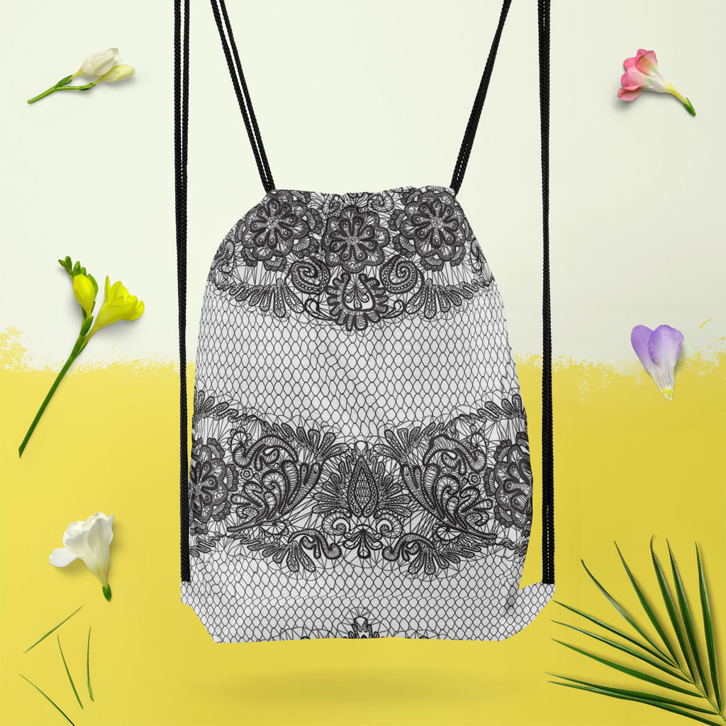 Black Lace Backpack for Students | College & Travel Bag-Backpacks-BPK_FB_DS-IC 5007455 IC 5007455, Ancient, Art and Paintings, Black, Black and White, Botanical, Culture, Decorative, Ethnic, Fashion, Floral, Flowers, Historical, Hobbies, Holidays, Illustrations, Medieval, Nature, Patterns, Retro, Signs, Signs and Symbols, Traditional, Tribal, Vintage, Wedding, White, World Culture, lace, backpack, for, students, college, travel, bag, pattern, textures, embroidery, art, backdrop, background, classic, craft, 