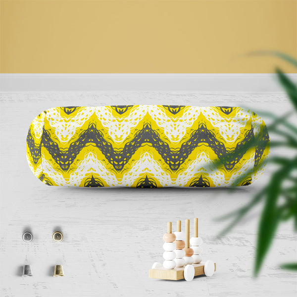 Brushed Zigzag Bolster Cover Booster Cases | Concealed Zipper Opening-Bolster Covers-BOL_CV_ZP-IC 5007457 IC 5007457, Abstract Expressionism, Abstracts, Ancient, Arrows, Black and White, Bohemian, Brush Stroke, Chevron, Digital, Digital Art, Drawing, Geometric, Geometric Abstraction, Graffiti, Graphic, Hand Drawn, Historical, Illustrations, Medieval, Modern Art, Patterns, Retro, Semi Abstract, Signs, Signs and Symbols, Splatter, Stripes, Triangles, Vintage, Watercolour, White, brushed, zigzag, bolster, cove