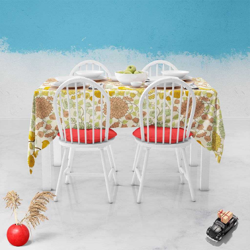 Beautiful Morning Table Cloth Cover-Table Covers-CVR_TB_NR-IC 5007458 IC 5007458, Ancient, Art and Paintings, Birds, Botanical, Decorative, Drawing, Floral, Flowers, Historical, Illustrations, Medieval, Nature, Patterns, Scenic, Signs, Signs and Symbols, Vintage, beautiful, morning, table, cloth, cover, pattern, flower, background, art, backdrop, beige, bird, bloom, blossom, blue, bouquet, branch, brown, color, colorful, composition, creativity, deco, decor, decorated, decoration, design, detail, element, f