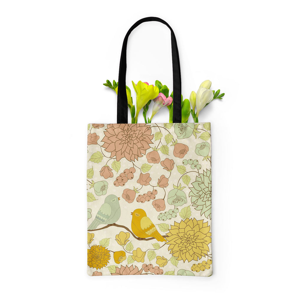 Beautiful Morning Tote Bag Shoulder Purse | Multipurpose-Tote Bags Basic-TOT_FB_BS-IC 5007458 IC 5007458, Ancient, Art and Paintings, Birds, Botanical, Decorative, Drawing, Floral, Flowers, Historical, Illustrations, Medieval, Nature, Patterns, Scenic, Signs, Signs and Symbols, Vintage, beautiful, morning, tote, bag, shoulder, purse, multipurpose, pattern, flower, background, art, backdrop, beige, bird, bloom, blossom, blue, bouquet, branch, brown, color, colorful, composition, creativity, deco, decor, deco