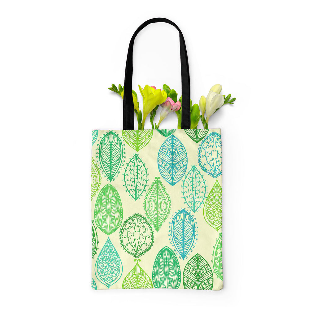 Vintage Ornate Leaves Tote Bag Shoulder Purse | Multipurpose-Tote Bags Basic-TOT_FB_BS-IC 5007459 IC 5007459, Abstract Expressionism, Abstracts, Ancient, Art and Paintings, Botanical, Digital, Digital Art, Drawing, Fashion, Floral, Flowers, Graphic, Historical, Illustrations, Medieval, Nature, Paintings, Patterns, Scenic, Seasons, Semi Abstract, Signs, Signs and Symbols, Vintage, ornate, leaves, tote, bag, shoulder, purse, multipurpose, abstract, art, autumn, background, beauty, beige, blue, card, decoratio