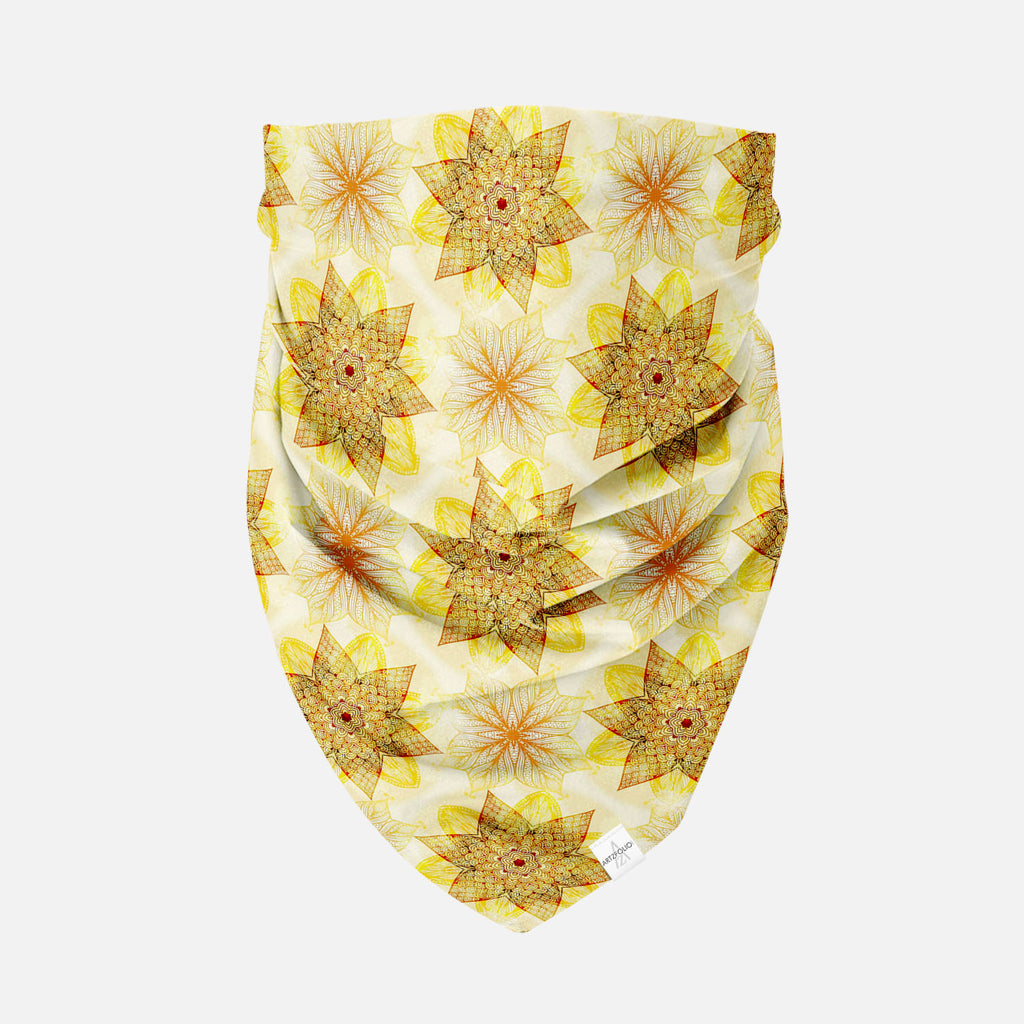 Ethnic Beige Ornament Printed Bandana | Headband Headwear Wristband Balaclava | Unisex | Soft Poly Fabric-Bandanas-BND_FB_BS-IC 5007462 IC 5007462, Abstract Expressionism, Abstracts, Allah, Arabic, Art and Paintings, Asian, Botanical, Circle, Cities, City Views, Culture, Drawing, Ethnic, Floral, Flowers, Geometric, Geometric Abstraction, Hinduism, Illustrations, Indian, Islam, Mandala, Nature, Paintings, Patterns, Retro, Semi Abstract, Signs, Signs and Symbols, Symbols, Traditional, Tribal, World Culture, b