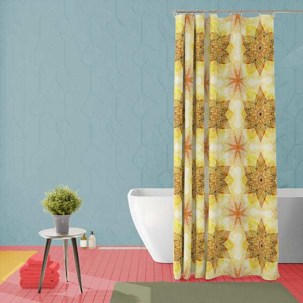 Ethnic Beige Ornament Washable Waterproof Shower Curtain-Shower Curtains-CUR_SH-IC 5007462 IC 5007462, Abstract Expressionism, Abstracts, Allah, Arabic, Art and Paintings, Asian, Botanical, Circle, Cities, City Views, Culture, Drawing, Ethnic, Floral, Flowers, Geometric, Geometric Abstraction, Hinduism, Illustrations, Indian, Islam, Mandala, Nature, Paintings, Patterns, Retro, Semi Abstract, Signs, Signs and Symbols, Symbols, Traditional, Tribal, World Culture, beige, ornament, washable, waterproof, polyest