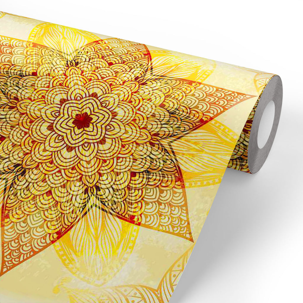 ArtzFolio Ethnic Beige Ornament Wallpaper Roll | Easy to Install-Wallpapers Peel & Stick-AZHOM25281753WAL_L-Image Code 5007462 Vishnu Image Folio Pvt Ltd, IC 5007462, ArtzFolio, Wallpapers Peel & Stick, Abstract, Traditional, Digital Art, ethnic, beige, ornament, wallpaper, roll, easy, to, install, vinyl, self, adhesive, brick, for, walls, living, room, drawing, large, size, children, sticker, bedroom, pitaara, box, bathroom, textured, big, office, reception, amazonbasics, decorative, home, waterproof, desi