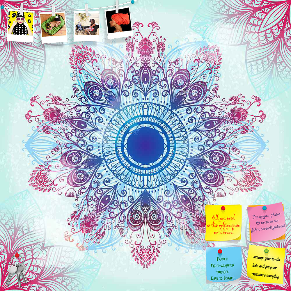 ArtzFolio Ethnic Blue Ornament Printed Bulletin Board Notice Pin Board Soft Board | Frameless-Bulletin Boards Frameless-AZSAO25281757BLB_FL_L-Image Code 5007463 Vishnu Image Folio Pvt Ltd, IC 5007463, ArtzFolio, Bulletin Boards Frameless, Abstract, Traditional, Digital Art, ethnic, blue, ornament, printed, bulletin, board, notice, pin, soft, frameless, hand, drawn, circular, pin up board, push pin board, extra large cork board, big pin board, notice board, small bulletin board, cork board, wall notice board