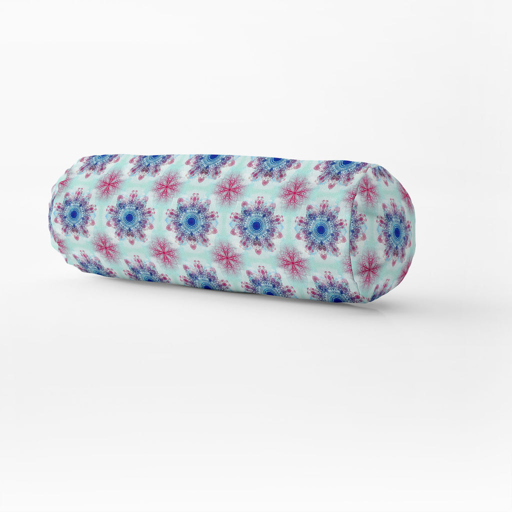 ArtzFolio Ethnic Blue Ornament Bolster Cover Booster Cases | Concealed Zipper Opening-Bolster Covers-AZ5007463PIL_CV_RF_R-SP-Image Code 5007463 Vishnu Image Folio Pvt Ltd, IC 5007463, ArtzFolio, Bolster Covers, Abstract, Traditional, Digital Art, ethnic, blue, ornament, bolster, cover, booster, cases, concealed, zipper, opening, hand, drawn, circular, bolster case, bolster cover size, diwan round pillow, long round pillow covers, small bolster cushion covers, bolster cover, drawstring bolster pillow cover, 