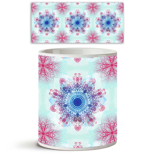 Ethnic Blue Ornament Ceramic Coffee Tea Mug Inside White-Coffee Mugs-MUG-IC 5007463 IC 5007463, Abstract Expressionism, Abstracts, Allah, Arabic, Art and Paintings, Asian, Botanical, Circle, Cities, City Views, Culture, Drawing, Ethnic, Floral, Flowers, Geometric, Geometric Abstraction, Hinduism, Illustrations, Indian, Islam, Mandala, Nature, Paintings, Patterns, Retro, Semi Abstract, Signs, Signs and Symbols, Symbols, Traditional, Tribal, World Culture, blue, ornament, ceramic, coffee, tea, mug, inside, wh