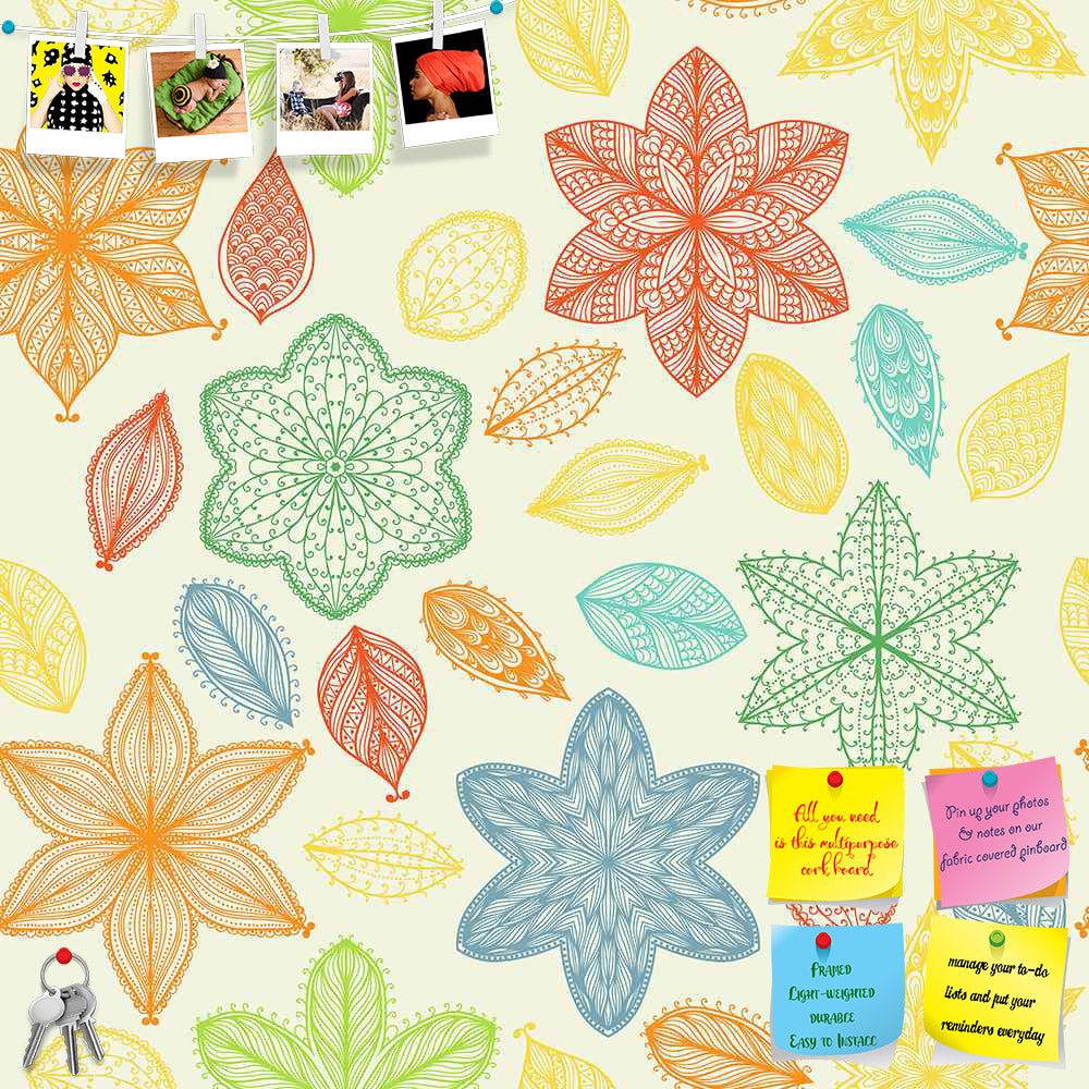 ArtzFolio Ornate Leaves & Flowers Printed Bulletin Board Notice Pin Board Soft Board | Frameless-Bulletin Boards Frameless-AZSAO25281761BLB_FL_L-Image Code 5007464 Vishnu Image Folio Pvt Ltd, IC 5007464, ArtzFolio, Bulletin Boards Frameless, Abstract, Traditional, Digital Art, ornate, leaves, flowers, printed, bulletin, board, notice, pin, soft, frameless, seamless, vintage, spring, hand, drawn, pattern, pin up board, push pin board, extra large cork board, big pin board, notice board, small bulletin board,