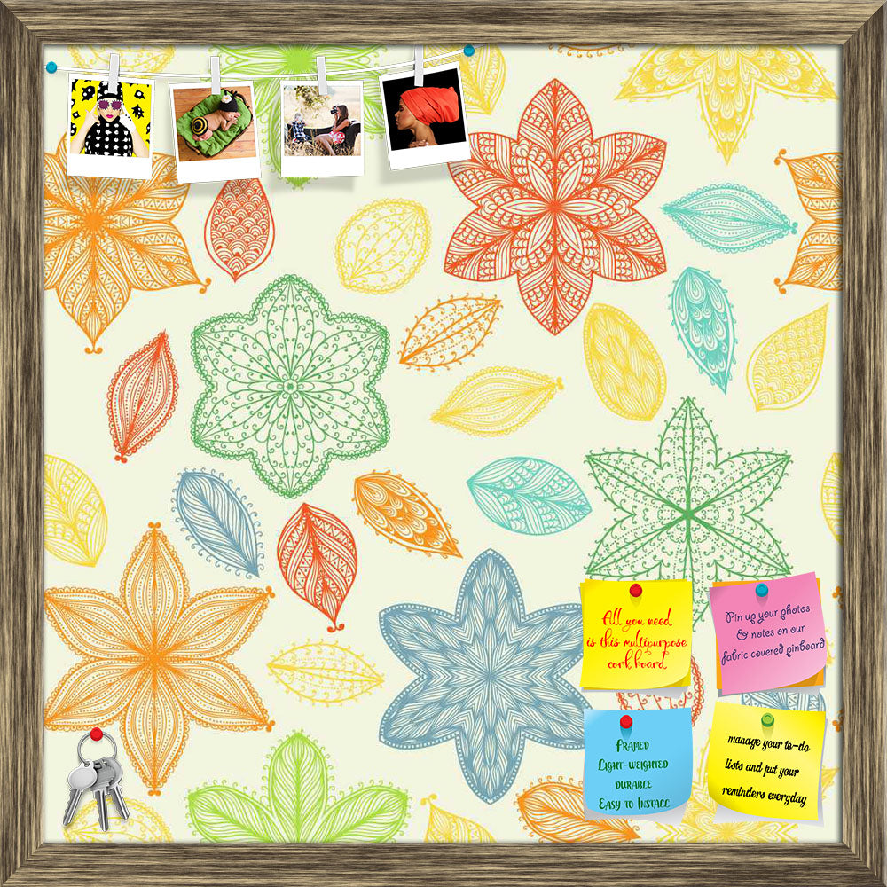 ArtzFolio Ornate Leaves & Flowers Printed Bulletin Board Notice Pin Board Soft Board | Framed-Bulletin Boards Framed-AZSAO25281761BLB_FR_L-Image Code 5007464 Vishnu Image Folio Pvt Ltd, IC 5007464, ArtzFolio, Bulletin Boards Framed, Abstract, Traditional, Digital Art, ornate, leaves, flowers, printed, bulletin, board, notice, pin, soft, framed, seamless, vintage, spring, hand, drawn, pattern, pin up board, push pin board, extra large cork board, big pin board, notice board, small bulletin board, cork board,