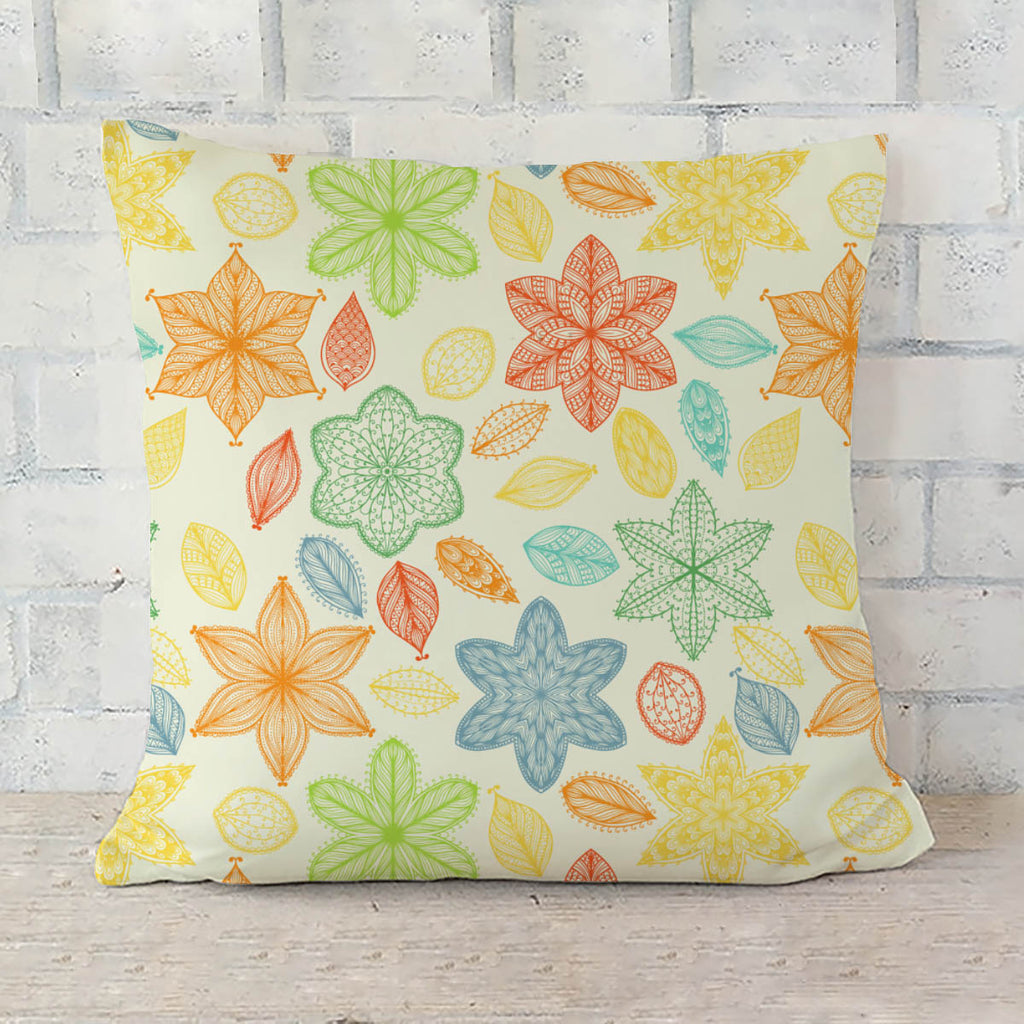 ArtzFolio Ornate Leaves & Flowers Cushion Cover Throw Pillow-Cushion Covers-AZHFR25281761CUS_CV_L-Image Code 5007464 Vishnu Image Folio Pvt Ltd, IC 5007464, ArtzFolio, Cushion Covers, Abstract, Traditional, Digital Art, ornate, leaves, flowers, cushion, cover, throw, pillow, seamless, vintage, spring, hand, drawn, pattern, sofa throws, single throw pillow, zippered throw pillow cover, satin pillow cover, throw pillow, cushion cover only, cushion cover, pillow cover for sofa, pitaara box, throw cushion, kids