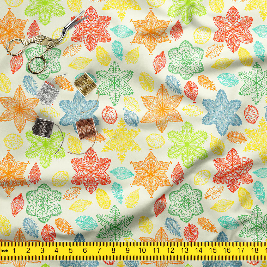 Ornate Leaves & Flowers Upholstery Fabric by Metre | For Sofa, Curtains, Cushions, Furnishing, Craft, Dress Material-Upholstery Fabrics-FAB_RW-IC 5007464 IC 5007464, Abstract Expressionism, Abstracts, Ancient, Art and Paintings, Botanical, Digital, Digital Art, Fashion, Floral, Flowers, Graphic, Historical, Illustrations, Medieval, Nature, Paintings, Patterns, Retro, Scenic, Seasons, Semi Abstract, Signs, Signs and Symbols, Vintage, ornate, leaves, upholstery, fabric, by, metre, for, sofa, curtains, cushion