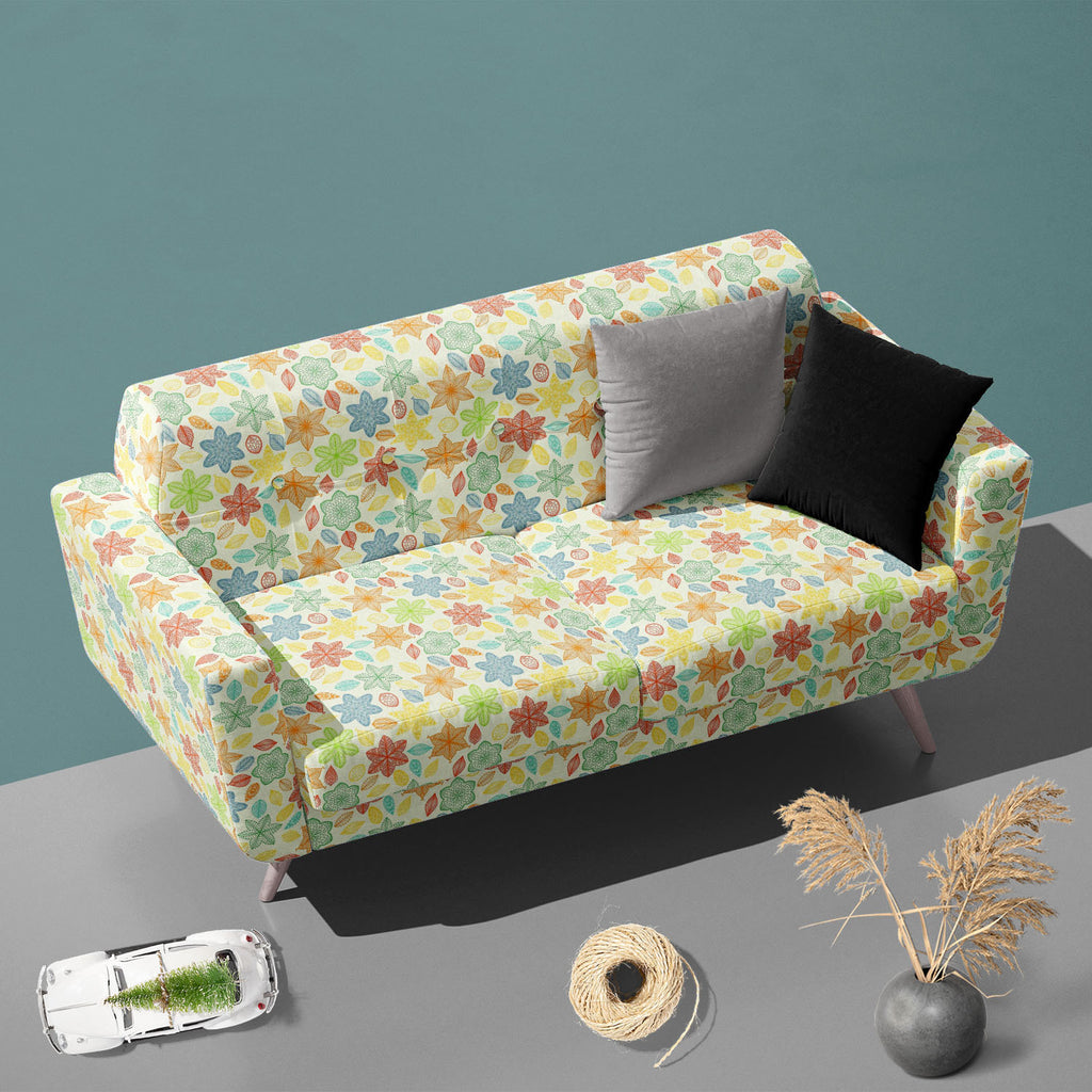 Ornate Leaves & Flowers Sofa Fabric by Metre | Upholstery For Sofa, Curtains & Cushions-Sofa Fabrics-SOF_FB-IC 5007464 IC 5007464, Abstract Expressionism, Abstracts, Ancient, Art and Paintings, Botanical, Digital, Digital Art, Fashion, Floral, Flowers, Graphic, Historical, Illustrations, Medieval, Nature, Paintings, Patterns, Retro, Scenic, Seasons, Semi Abstract, Signs, Signs and Symbols, Vintage, ornate, leaves, sofa, fabric, by, metre, upholstery, for, curtains, cushions, abstract, art, background, beaut