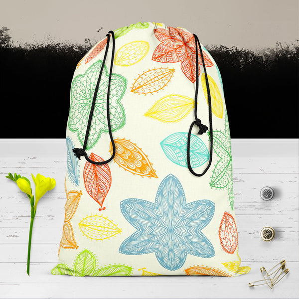 Ornate Leaves & Flowers Reusable Sack Bag | Bag for Gym, Storage, Vegetable & Travel-Drawstring Sack Bags-SCK_FB_DS-IC 5007464 IC 5007464, Abstract Expressionism, Abstracts, Ancient, Art and Paintings, Botanical, Digital, Digital Art, Fashion, Floral, Flowers, Graphic, Historical, Illustrations, Medieval, Nature, Paintings, Patterns, Retro, Scenic, Seasons, Semi Abstract, Signs, Signs and Symbols, Vintage, ornate, leaves, reusable, sack, bag, for, gym, storage, vegetable, travel, cotton, canvas, fabric, abs