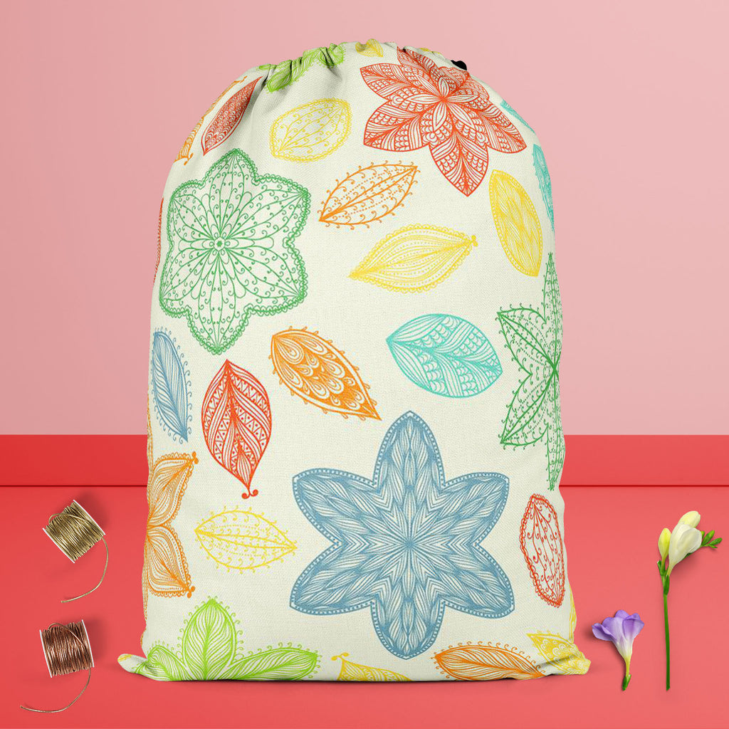 Ornate Leaves & Flowers Reusable Sack Bag | Bag for Gym, Storage, Vegetable & Travel-Drawstring Sack Bags-SCK_FB_DS-IC 5007464 IC 5007464, Abstract Expressionism, Abstracts, Ancient, Art and Paintings, Botanical, Digital, Digital Art, Fashion, Floral, Flowers, Graphic, Historical, Illustrations, Medieval, Nature, Paintings, Patterns, Retro, Scenic, Seasons, Semi Abstract, Signs, Signs and Symbols, Vintage, ornate, leaves, reusable, sack, bag, for, gym, storage, vegetable, travel, abstract, art, background, 