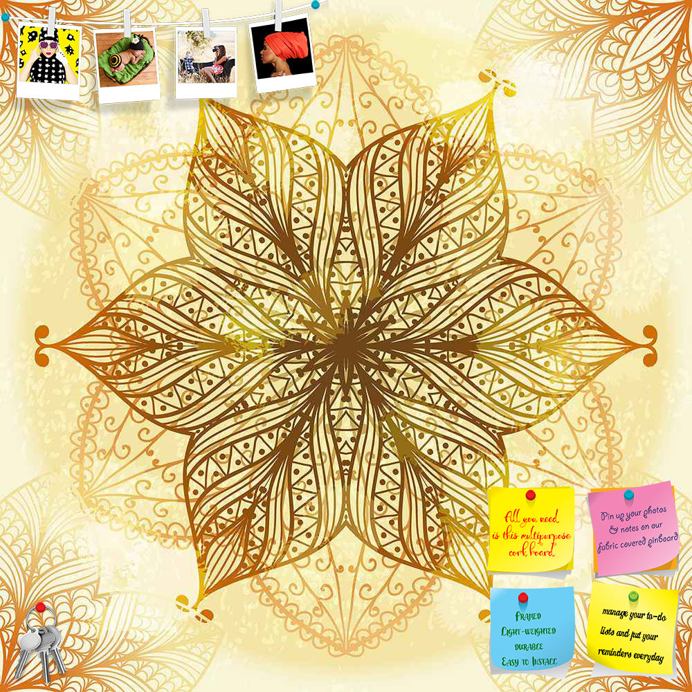 ArtzFolio Ethnic Circular Ornament D1 Printed Bulletin Board Notice Pin Board Soft Board | Frameless-Bulletin Boards Frameless-AZSAO25281781BLB_FL_L-Image Code 5007465 Vishnu Image Folio Pvt Ltd, IC 5007465, ArtzFolio, Bulletin Boards Frameless, Abstract, Traditional, Digital Art, ethnic, circular, ornament, d1, printed, bulletin, board, notice, pin, soft, frameless, hand, drawn, beige, eps10, pin up board, push pin board, extra large cork board, big pin board, notice board, small bulletin board, cork board