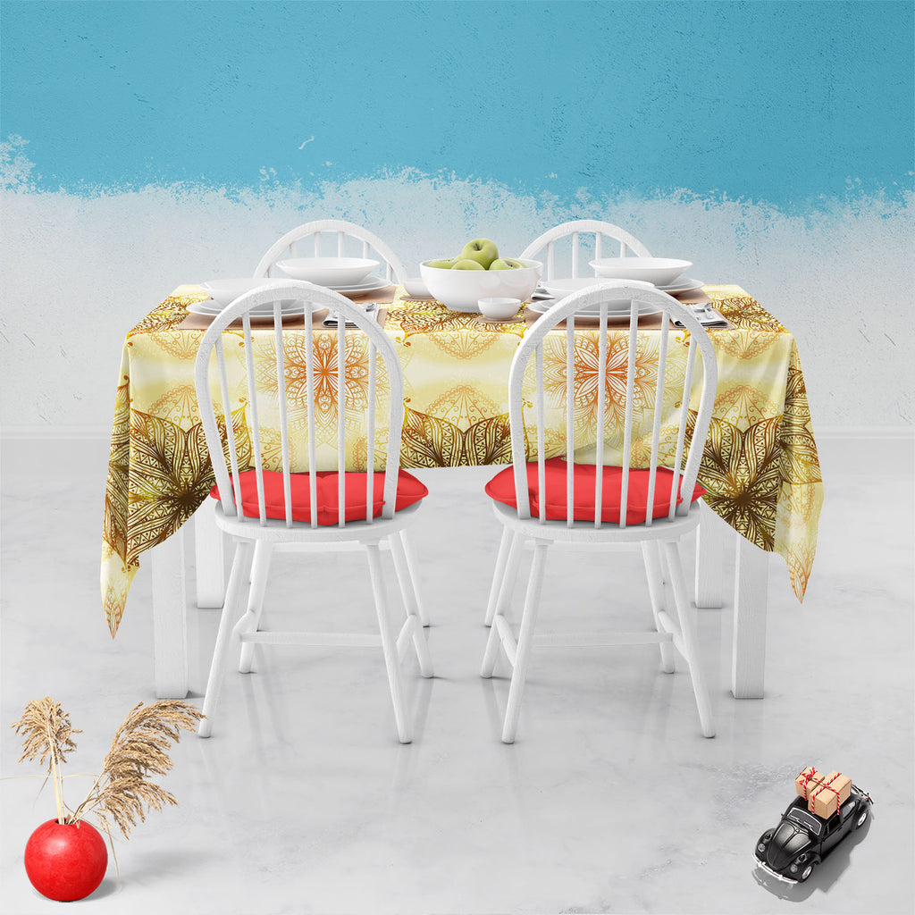 Ethnic Circular Ornament D1 Table Cloth Cover-Table Covers-CVR_TB_NR-IC 5007465 IC 5007465, Abstract Expressionism, Abstracts, Allah, Arabic, Art and Paintings, Asian, Botanical, Circle, Cities, City Views, Culture, Drawing, Ethnic, Floral, Flowers, Geometric, Geometric Abstraction, Hinduism, Illustrations, Indian, Islam, Mandala, Nature, Paintings, Patterns, Retro, Semi Abstract, Signs, Signs and Symbols, Symbols, Traditional, Tribal, World Culture, circular, ornament, d1, table, cloth, cover, abstract, ar