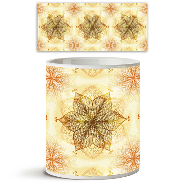 Ethnic Circular Ornament Ceramic Coffee Tea Mug Inside White-Coffee Mugs-MUG-IC 5007465 IC 5007465, Abstract Expressionism, Abstracts, Allah, Arabic, Art and Paintings, Asian, Botanical, Circle, Cities, City Views, Culture, Drawing, Ethnic, Floral, Flowers, Geometric, Geometric Abstraction, Hinduism, Illustrations, Indian, Islam, Mandala, Nature, Paintings, Patterns, Retro, Semi Abstract, Signs, Signs and Symbols, Symbols, Traditional, Tribal, World Culture, circular, ornament, ceramic, coffee, tea, mug, in