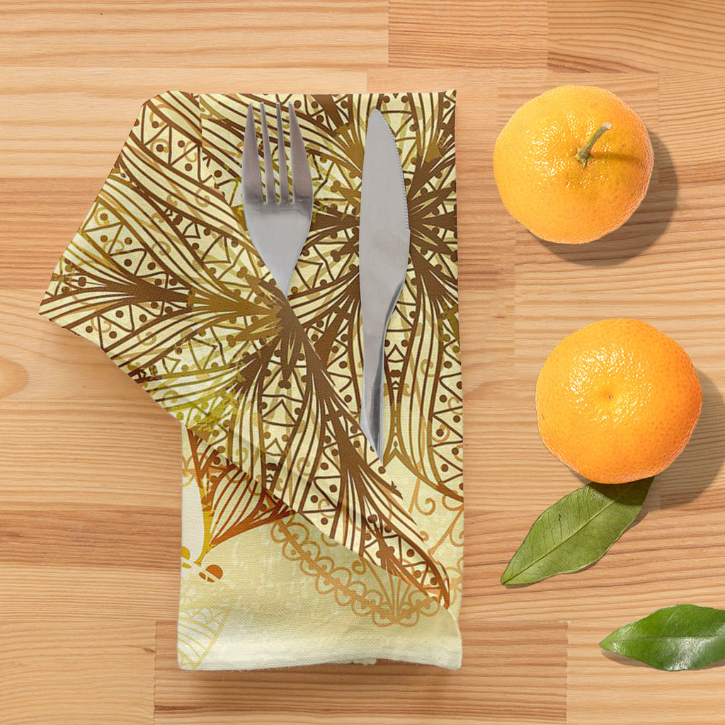 Ethnic Circular Ornament D1 Table Napkin-Table Napkins-NAP_TB-IC 5007465 IC 5007465, Abstract Expressionism, Abstracts, Allah, Arabic, Art and Paintings, Asian, Botanical, Circle, Cities, City Views, Culture, Drawing, Ethnic, Floral, Flowers, Geometric, Geometric Abstraction, Hinduism, Illustrations, Indian, Islam, Mandala, Nature, Paintings, Patterns, Retro, Semi Abstract, Signs, Signs and Symbols, Symbols, Traditional, Tribal, World Culture, circular, ornament, d1, table, napkin, abstract, art, background